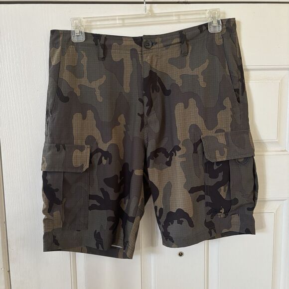 Billabong Men Combat BBO Pro Camo 33 Cargo Board Shorts Swim Trunks Beach Active - Picture 2 of 12